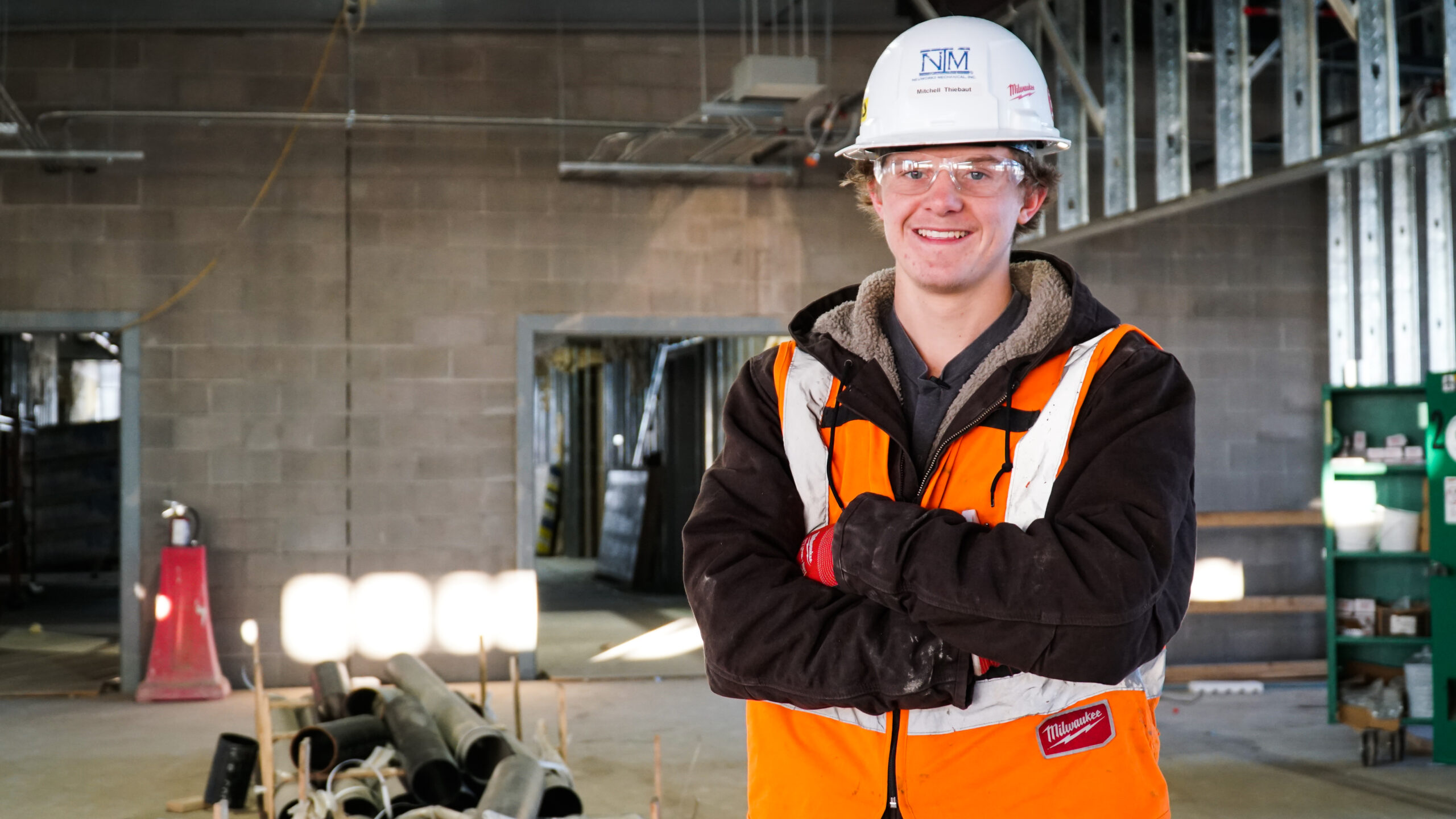 Construction header